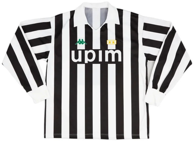 Kappa 1991-92 Juventus Basic Home L/S Shirt - 8/10 - (L)