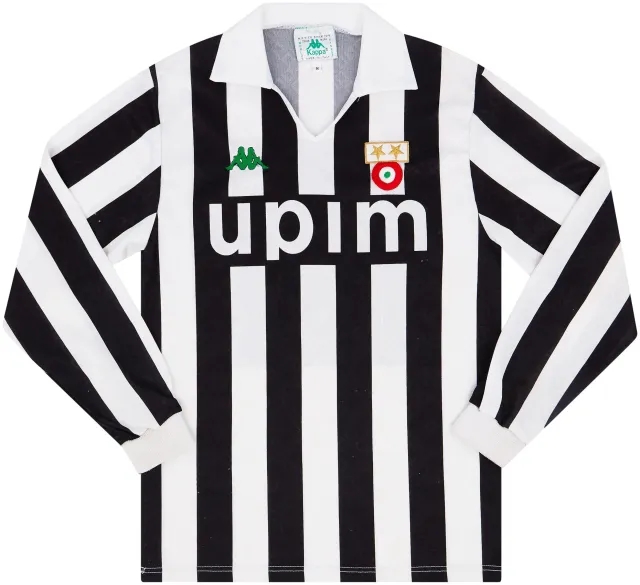 Kappa 1990-91 Juventus Home L/S Shirt - 8/10 - (S)