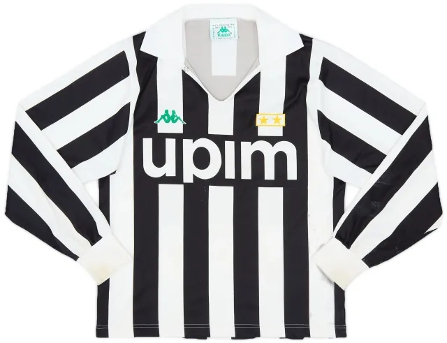 Kappa 1991-92 Juventus Basic Home L/S Shirt - 5/10 - (S.Boys)