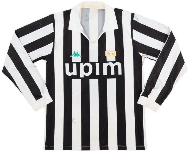 Kappa 1991-92 Juventus Basic Home L/S Shirt - 6/10 - (L)