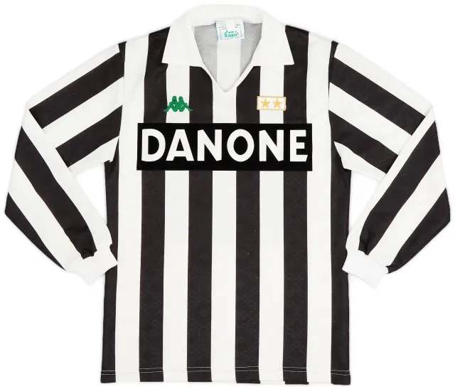 Kappa 1991-92 Juventus Home L/S Shirt - 9/10 - (S)