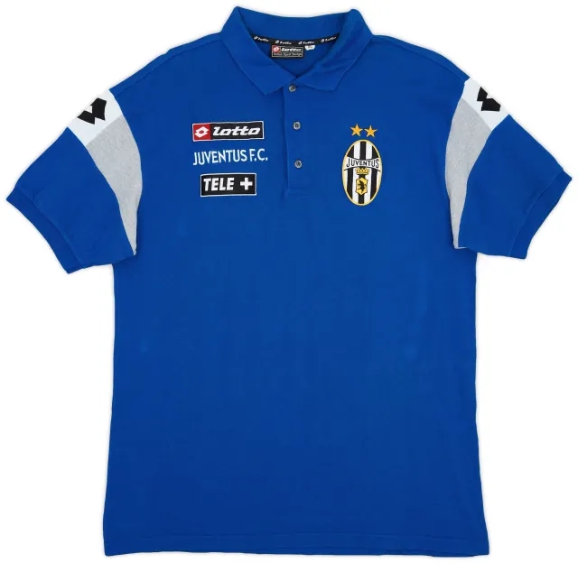 2000-01 Juventus Lotto Polo Shirt - 9/10 - (XL)