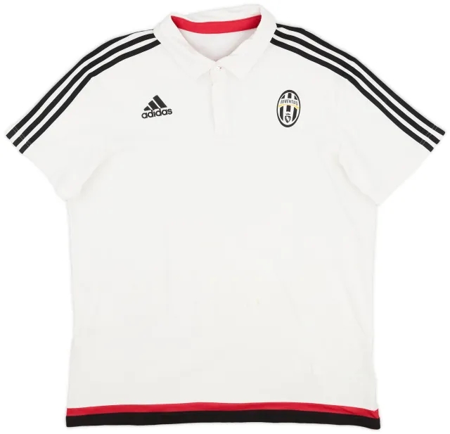 2015-16 Juventus adidas Cotton Polo - 7/10 - (XL)