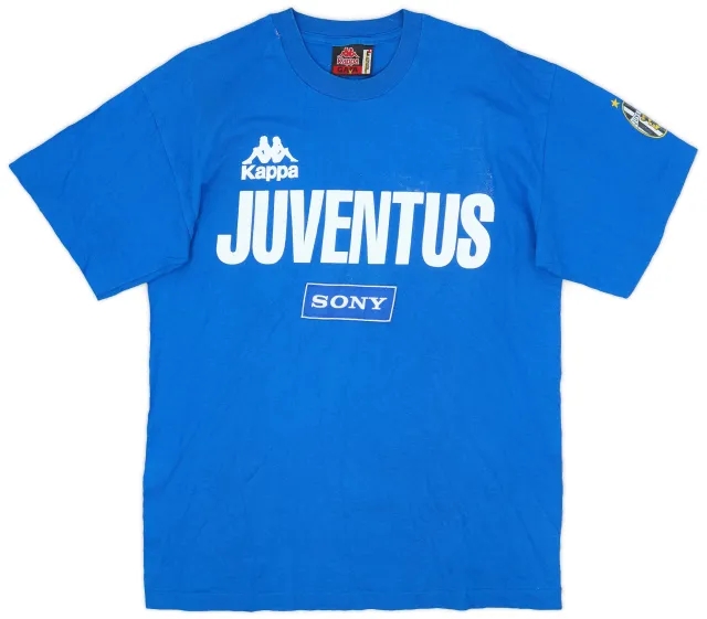 1995-96 Juventus Kappa Cotton Tee - 7/10 - (L)