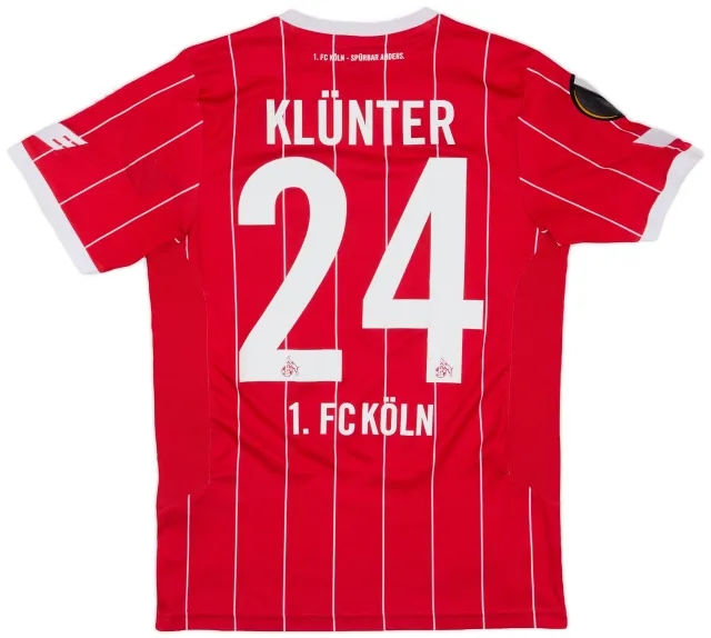 2017-18 FC Koln European Home Shirt Klunter #24 - 5/10 - (S)