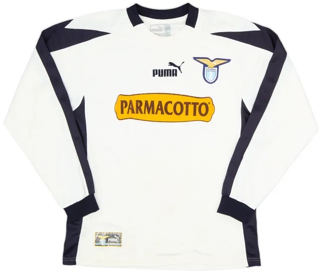 Puma 2003-04 Lazio Away L/S Shirt #11 - 7/10 - (S)