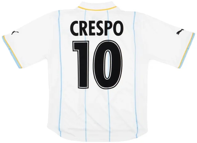 Puma 2001-02 Lazio European Home Shirt Crespo #10 - 7/10 - (S)