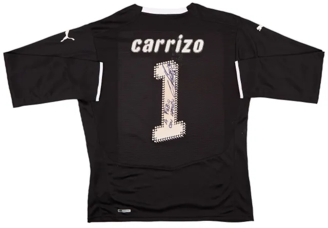 Puma 2008-09 Lazio Signed GK Shirt Carrizo #1 - 6/10 - (XL)