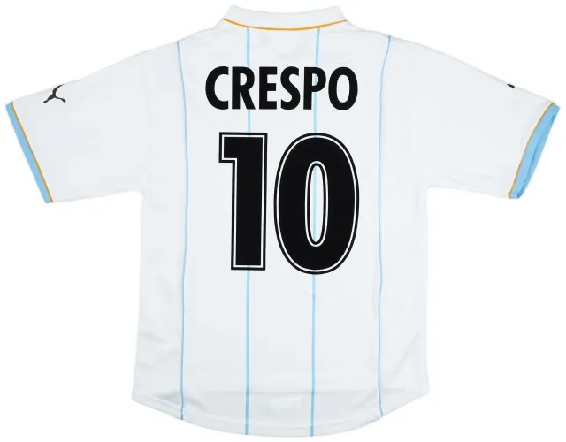 Puma 2001-02 Lazio European Home Shirt Crespo #10 - 9/10 - (S)