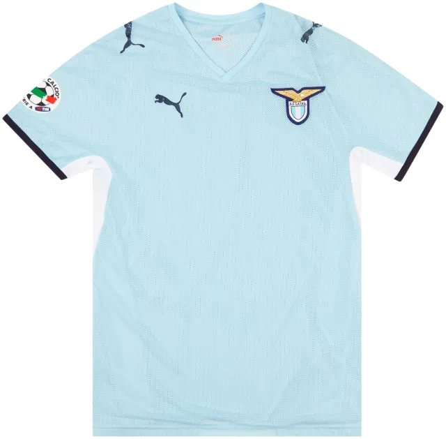 Puma 2008-09 Lazio Match Issue Home Shirt Foggia #17