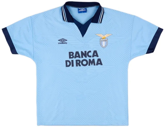 Umbro 1995-96 Lazio Home Shirt - 7/10 - (M)