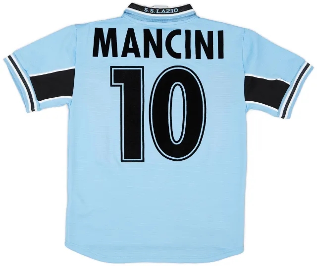 Puma 1998-00 Lazio Home Shirt Mancini #10 - 8/10 - (XS)