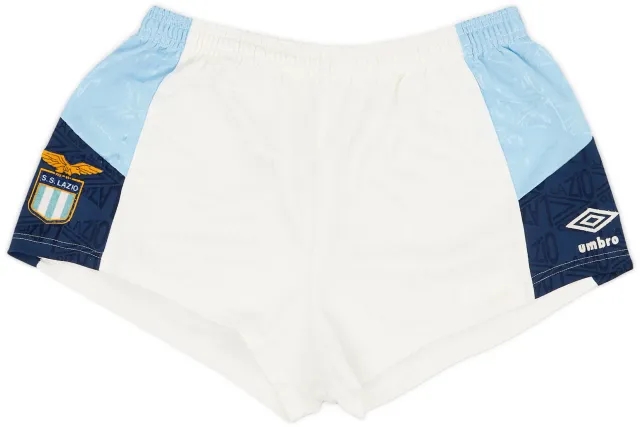 Umbro 1991-93 Lazio Home Shorts - 9/10 - (Y)