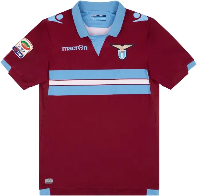 Macron 2014-15 Lazio Match Issue Third Shirt Minala #58