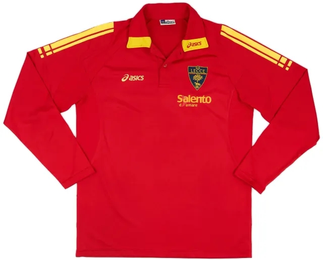 2006-07 Lecce Asics L/S Polo Shirt - 9/10 - (L)