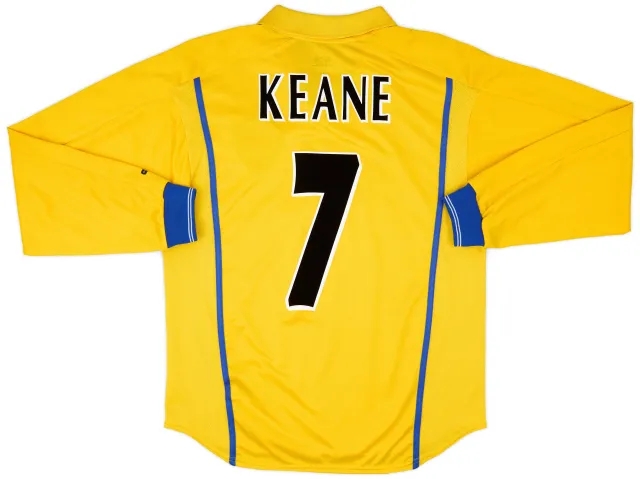 Nike 2000-02 Leeds United Away L/S Shirt Keane #7 - 9/10 - (S)