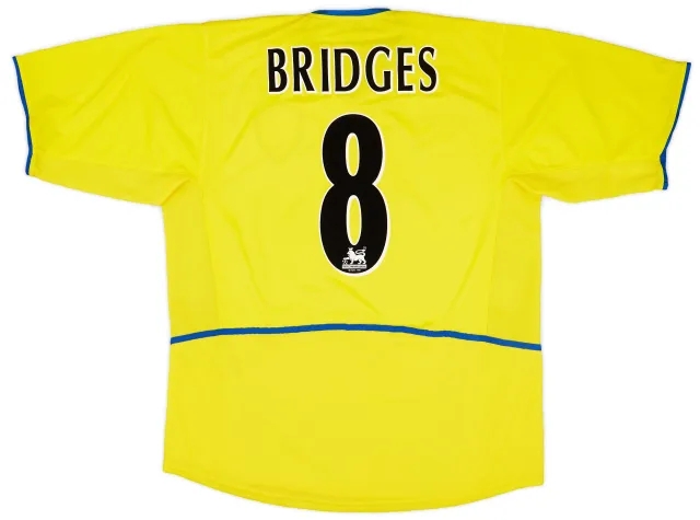 Nike 2002-03 Leeds United Away Shirt Bridges #8 - 8/10 - (XL)