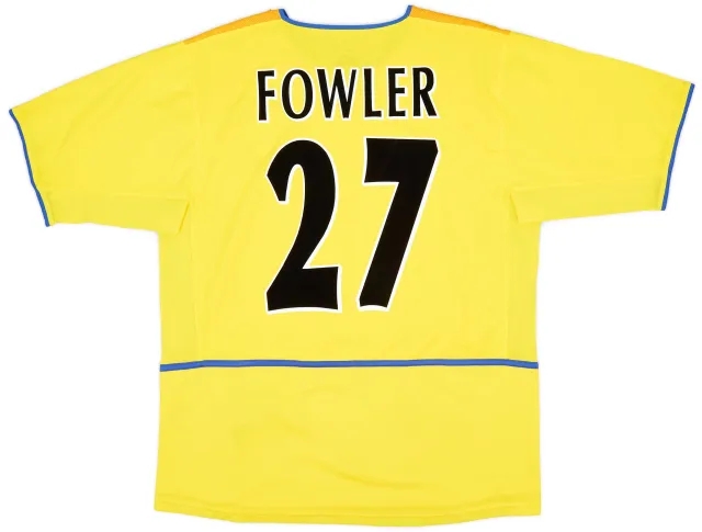 Nike 2002-03 Leeds United Away Shirt Fowler #27 - 8/10 - (L)