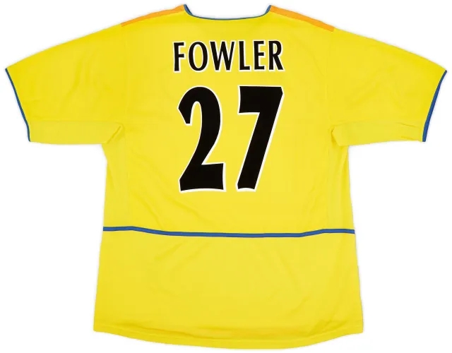 Nike 2002-03 Leeds United Away Shirt Fowler #27 - 8/10 - (XXL)