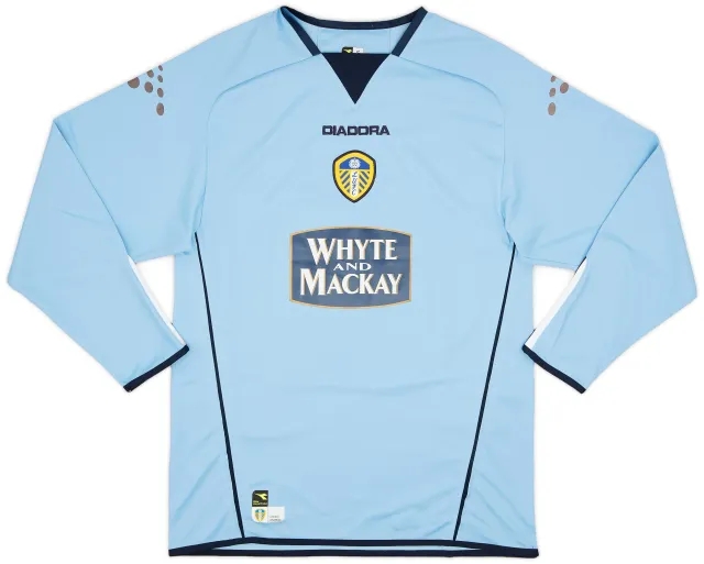 Diadora 2004-05 Leeds United Away L/S Shirt - 9/10 - (S)