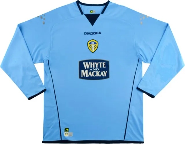 Diadora 2004-05 Leeds United L/S Away Shirt - 6/10 - XL
