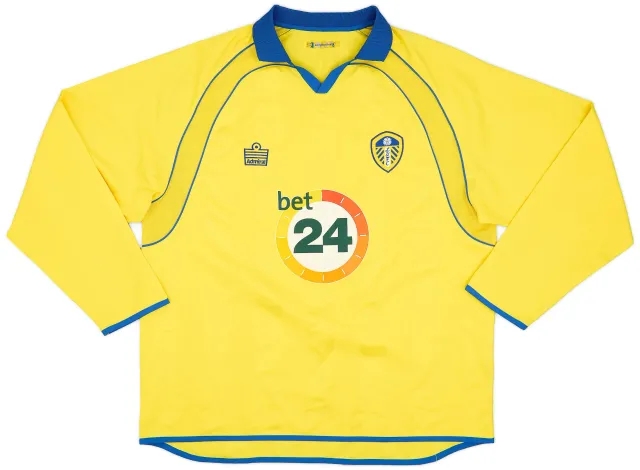 Admiral 2006-07 Leeds United Away L/S Shirt - 8/10 - (XL)