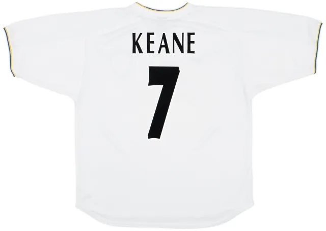 Nike 2000-02 Leeds United Home Shirt Keane #7 - 6/10 - (L)