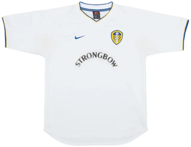 Nike 2000-02 Leeds United Home Shirt - 7/10 - (XL.Boys)