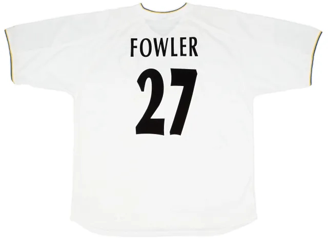 Nike 2000-02 Leeds United Home Shirt Fowler #27 - 6/10 - (XXL)