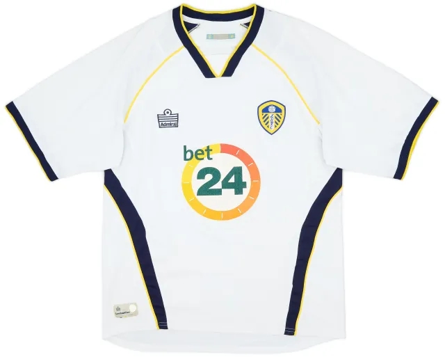 Admiral 2006-07 Leeds United Home Shirt - 7/10 - (M)