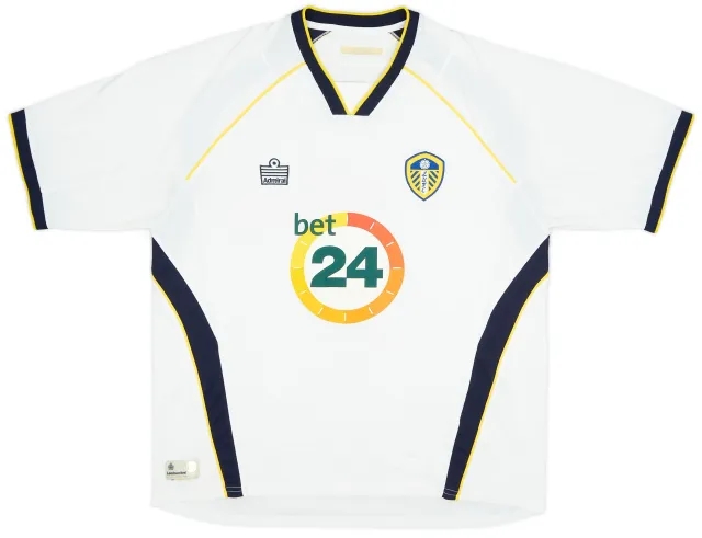 Admiral 2006-07 Leeds United Home Shirt - 8/10 - (L)