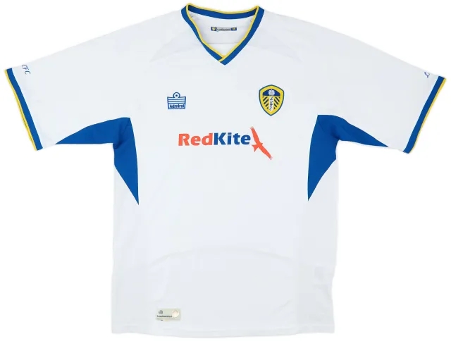Admiral 2007-08 Leeds United Home Shirt - 7/10 - (M)