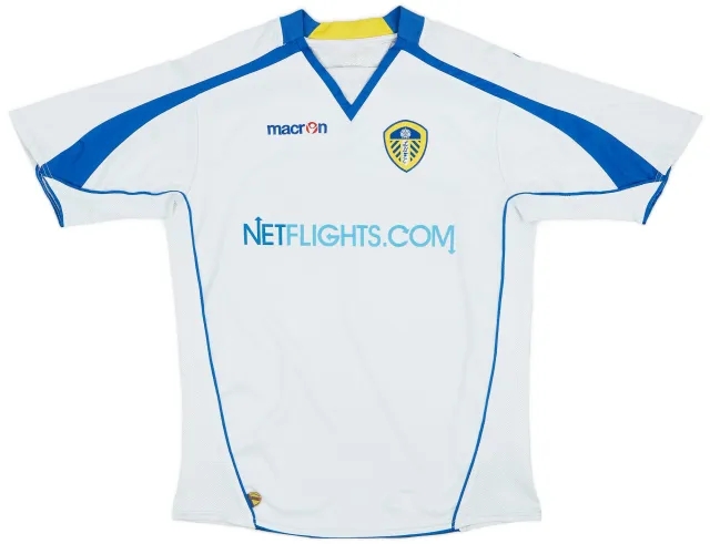 Macron 2008-09 Leeds United Home Shirt - 6/10 - (XL)
