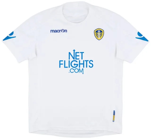 Macron 2010-11 Leeds United Home Shirt - 7/10 - (L)
