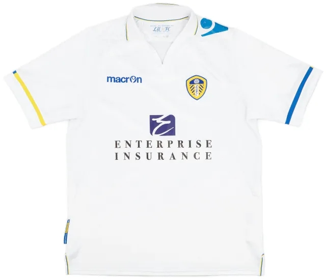 Macron 2011-12 Leeds United Home Shirt - 7/10 - (M)