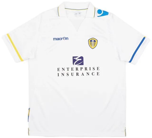 Macron 2011-12 Leeds United Home Shirt - 9/10 - (XL.Boys)