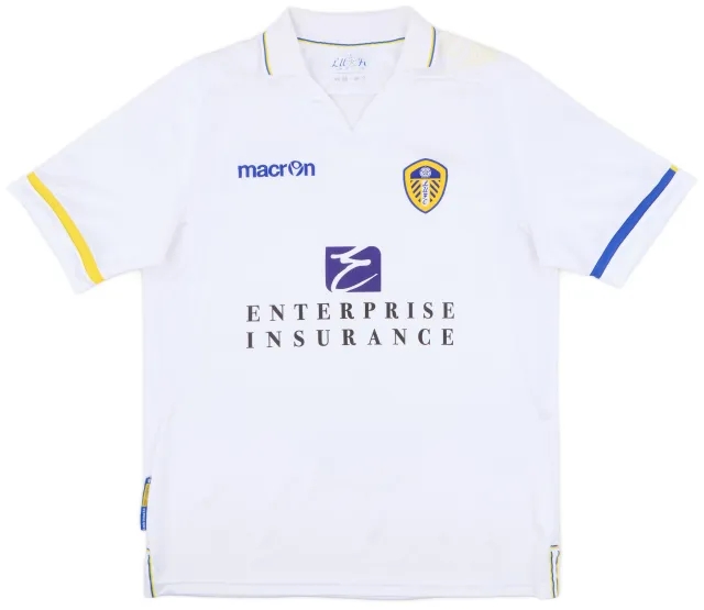 Macron 2011-12 Leeds United Home Shirt - 5/10 - (S)