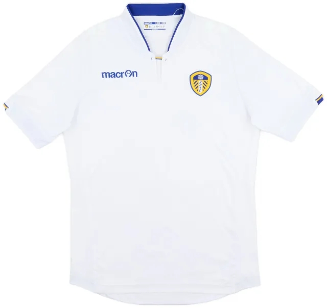 Macron 2014-15 Leeds United Home Shirt - 8/10 - (L)