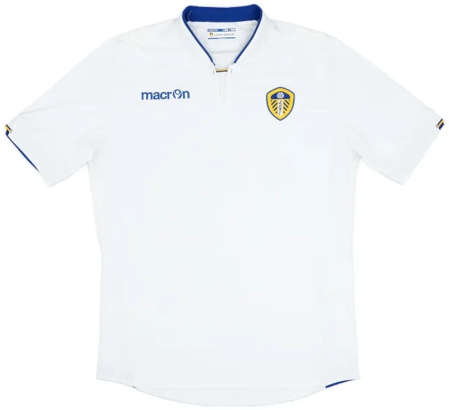 Macron 2014-15 Leeds United Home Shirt - 6/10 - (XL)