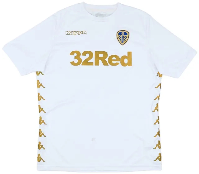 Kappa 2017-18 Leeds United Home Shirt - 6/10 - (XL)