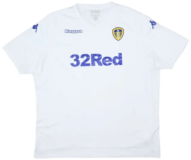 Kappa 2018-19 Leeds United Home Shirt - 9/10 - (4XL)