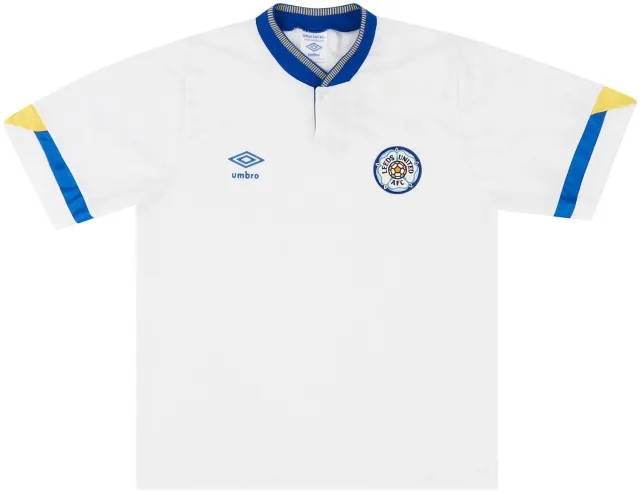 Umbro 1990-91 Leeds United Home Shirt - 6/10 - (S)