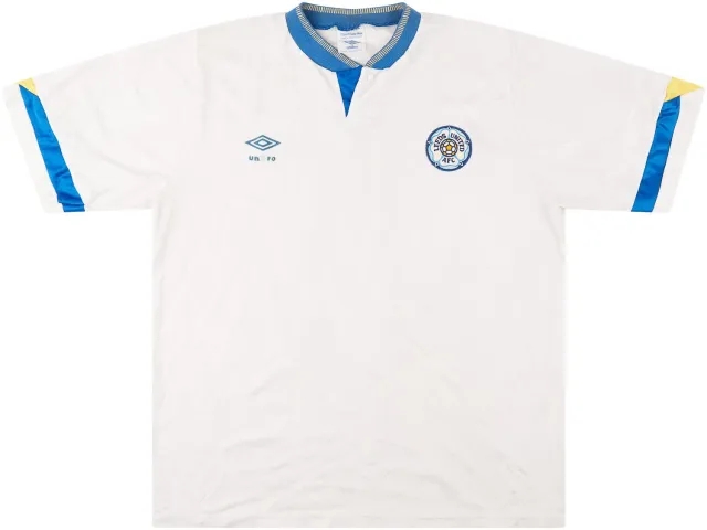 Umbro 1990-91 Leeds United Home Shirt - 6/10 - (XL)