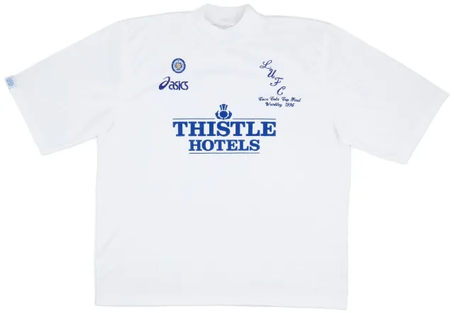 Asics 1995-96 Leeds United Coca Cola Cup Final Shirt - 8/10 - (XXL)