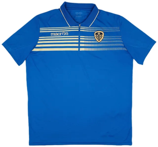 2013-14 Leeds United Macron Polo Shirt - 8/10 - (3XL)