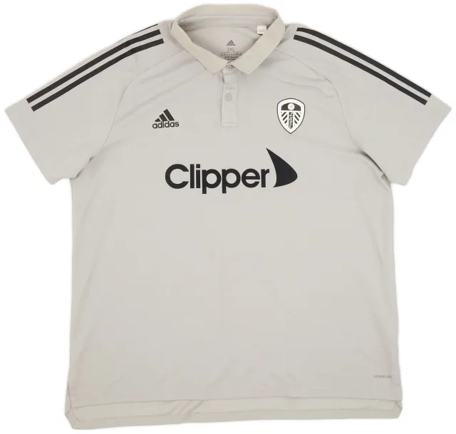 2020-21 Leeds United adidas Polo Shirt - 9/10 - (XXL)