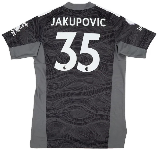 adidas 2021-22 Leicester Match Issue GK Shirt Jakupovic #35