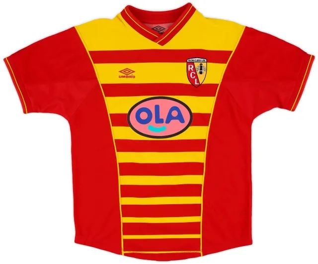 Umbro 2000-01 Lens Home Shirt - 9/10 - (L.Boys)