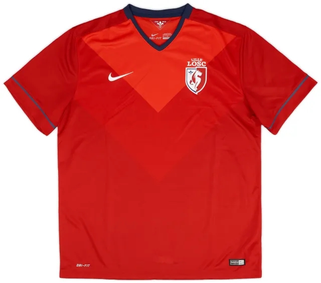 Nike 2014-15 Lille Home Shirt - 10/10 - (XL)