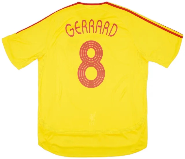 adidas 2006-07 Liverpool Away Shirt Gerrard #8 - 5/10 - (L)